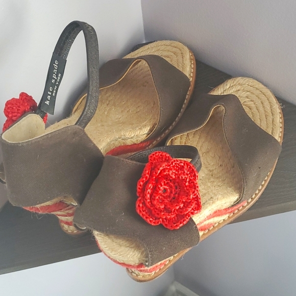 Kate Spade Granda Espadrilles Wedge Sandals - Picture 5 of 6